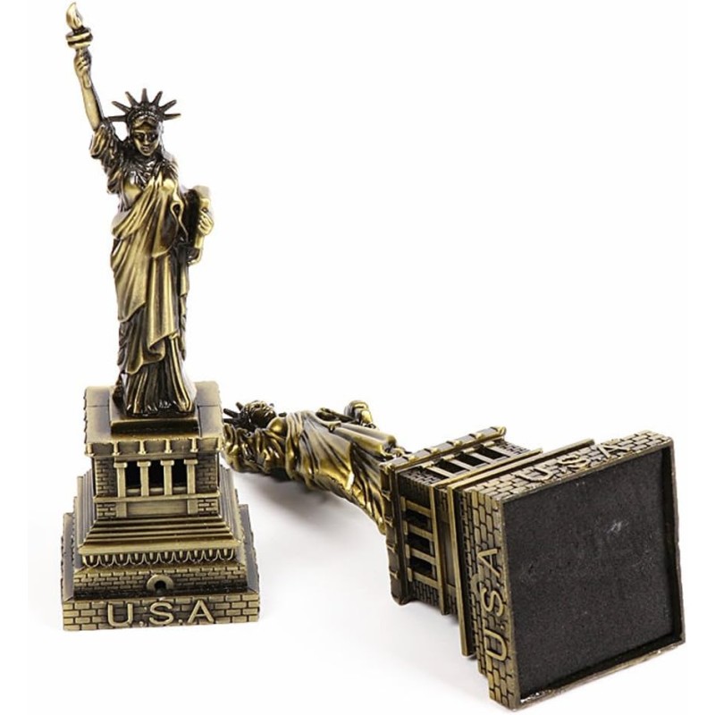Statue of Liberty Handmade Artware Model Decoration -Antique Brass ( 7.1 inch)
